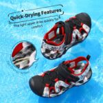 DREAM PAIRS Boys Girls Sandals Closed-Toe Athletic Sport Sandals Summer Outdoor Toddler/Little Kid/Big Kid - Image 3