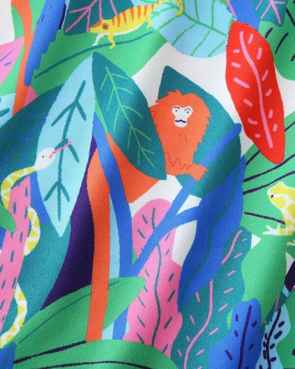 Girls Summer Dresses Unicorn Butterfly Floral Rainbow Casual Dress Polyester Shirt Short Sleeve Sleeveless Dress for Kids Age 2-8 Years Old - Image 7