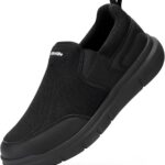 FitVille Mens Extra Wide Slip On Trainers Loafers Shoes