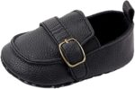 MASOCIO Baby Boys Moccasin Shoes Infant First Walking Soft Sole Anti-Slip Casual Flats Crib Shoes