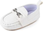 MASOCIO Baby Boys Moccasin Shoes Infant First Walking Casual Flats Shoes