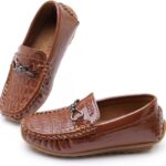 RVROVIC Kids Slip-on Loafers Oxford Shoes