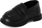 Boys Girls Slip-on Loafers Unisex Kids Toddlers School Shoes