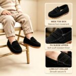 Infant Baby Boys Girls Slip-On Loafers, Soft Rubber Sole PU Leather Toddler Moccasins First Walking Crib Boat Dress Shoes - Image 3