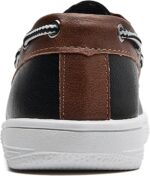 DADAWEN Boy's Casual Slip-ons Moc-Toe Loafers Moccasins Lace Up Boat Shoes - Image 4