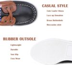 MIXIN Boys Loafer Shoes Slip On Flat Dress Shoes PU Leather Casual Moccasin Shoes for Toddler/Lillte/Big Kids - Image 3