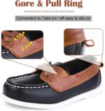 MIXIN Boys Loafer Shoes Slip On Flat Dress Shoes PU Leather Casual Moccasin Shoes for Toddler/Lillte/Big Kids - Image 2
