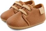 LACOFIA Baby Boys Sneakers Lace-up Oxford Shoes Infant Anti-Slip First Walking Shoes