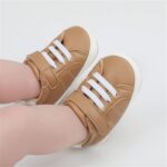 RVROVIC Baby Boys Girls Sneakers Anti-Slip Oxford Loafer Flats Infant Toddler PU Leather Soft Sole Baby Shoes - Image 2