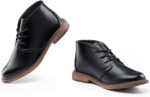 Harvest Land Boys Dress Shoes Lace-up School Shoes Kids Classic Oxford Boots Boys Loafer Flats Hook and Loop Light Comfortable for Toddler Big Kids - Image 3