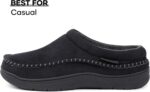 Zigzagger Men's Moccasin Slippers Indoor/Outdoor Fluffy House Shoes Memory Foam Slip On for Men - Image 6