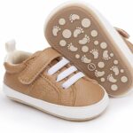 RVROVIC Baby Boys Girls Sneakers Anti-Slip Oxford Loafer Flats Infant Toddler PU Leather Soft Sole Baby Shoes