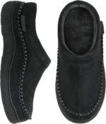 Zigzagger Men's Moccasin Slippers Indoor/Outdoor Fluffy House Shoes Memory Foam Slip On for Men
