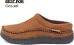 Zigzagger Men's Moccasin Slippers Indoor/Outdoor Fluffy House Shoes Memory Foam Slip On for Men - Image 7