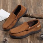 Zigzagger Men's Slippers Moccasin Memory Foam House Shoes Cozy Anti-Skid Slip On House Slippers for Men - Image 2
